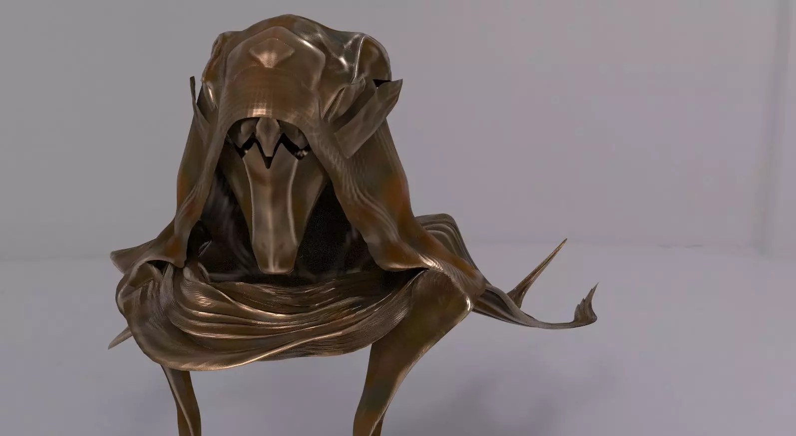 Sci-fi hood 3D model