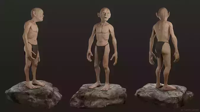Gollum Game Character -Ready to Rigg