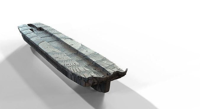 Raft wood 3D model