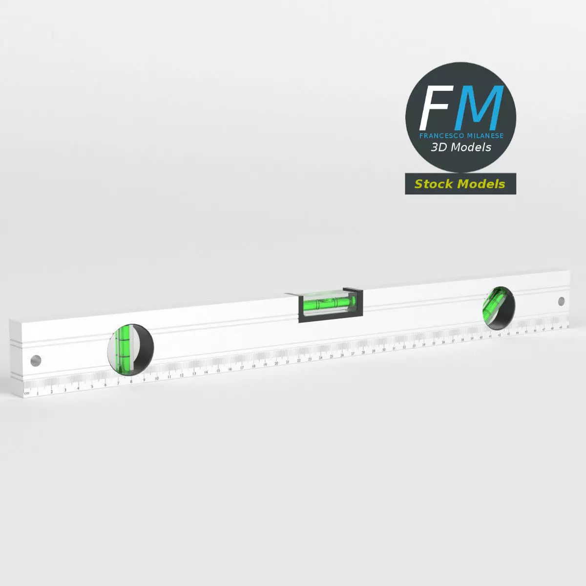 Spirit level 3D model_0