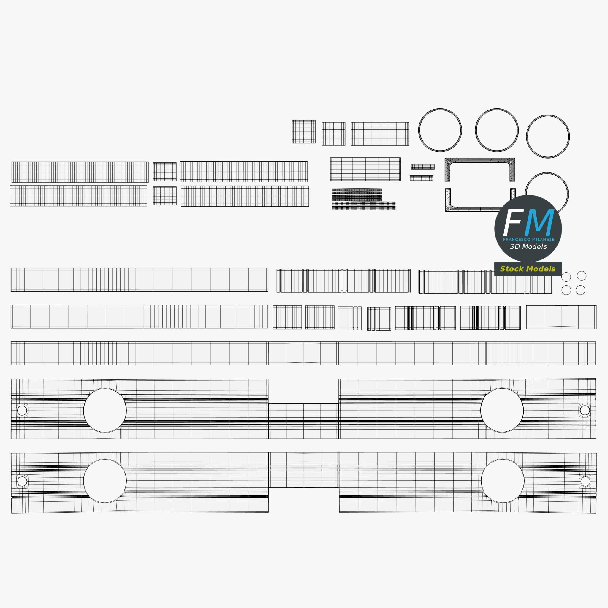 Spirit level 3D model_11