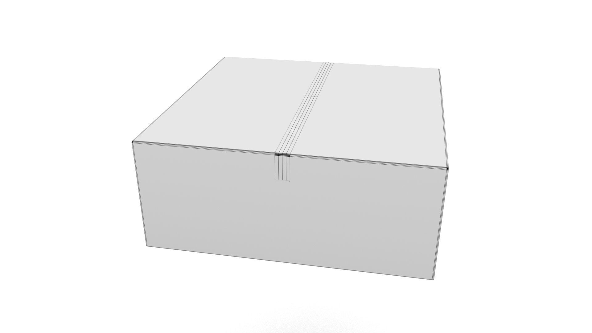 Cardboard boxes 06 3D Model Collection_8