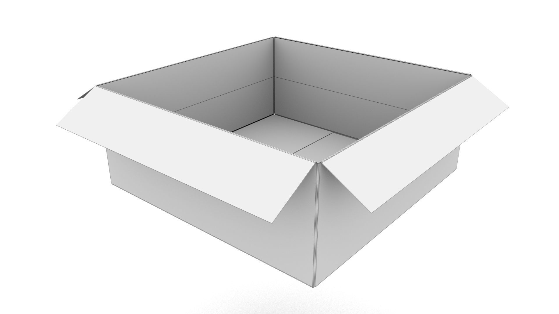 Cardboard boxes 06 3D Model Collection_17