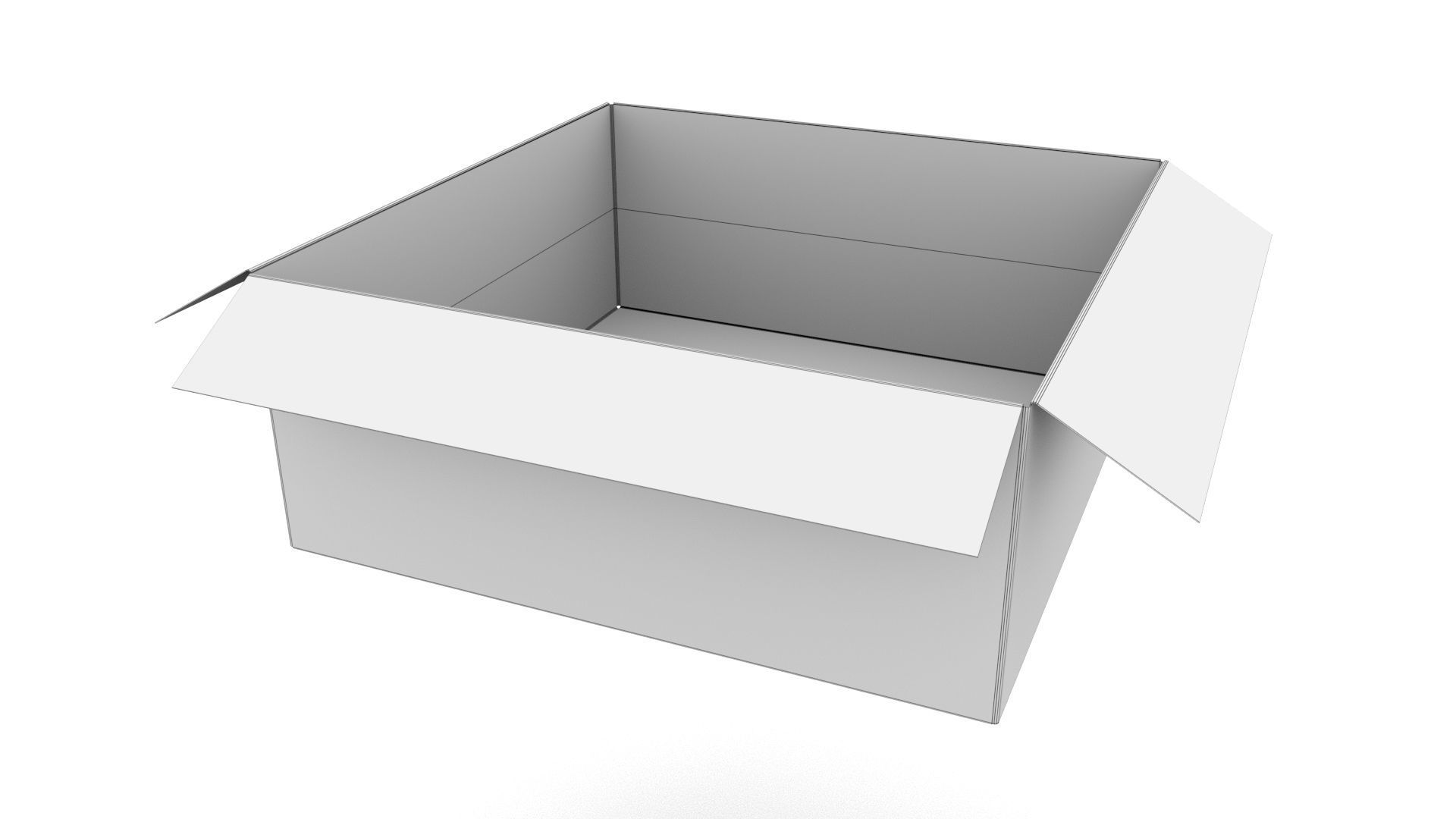 Cardboard boxes 06 3D Model Collection_19