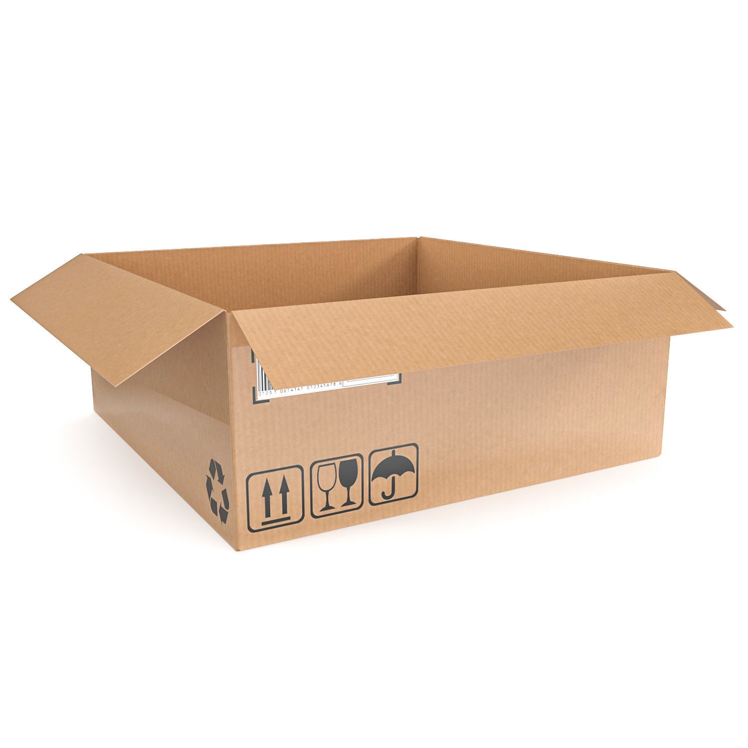 Cardboard boxes 06 3D Model Collection_11