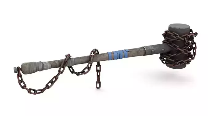War Hammer with Chain