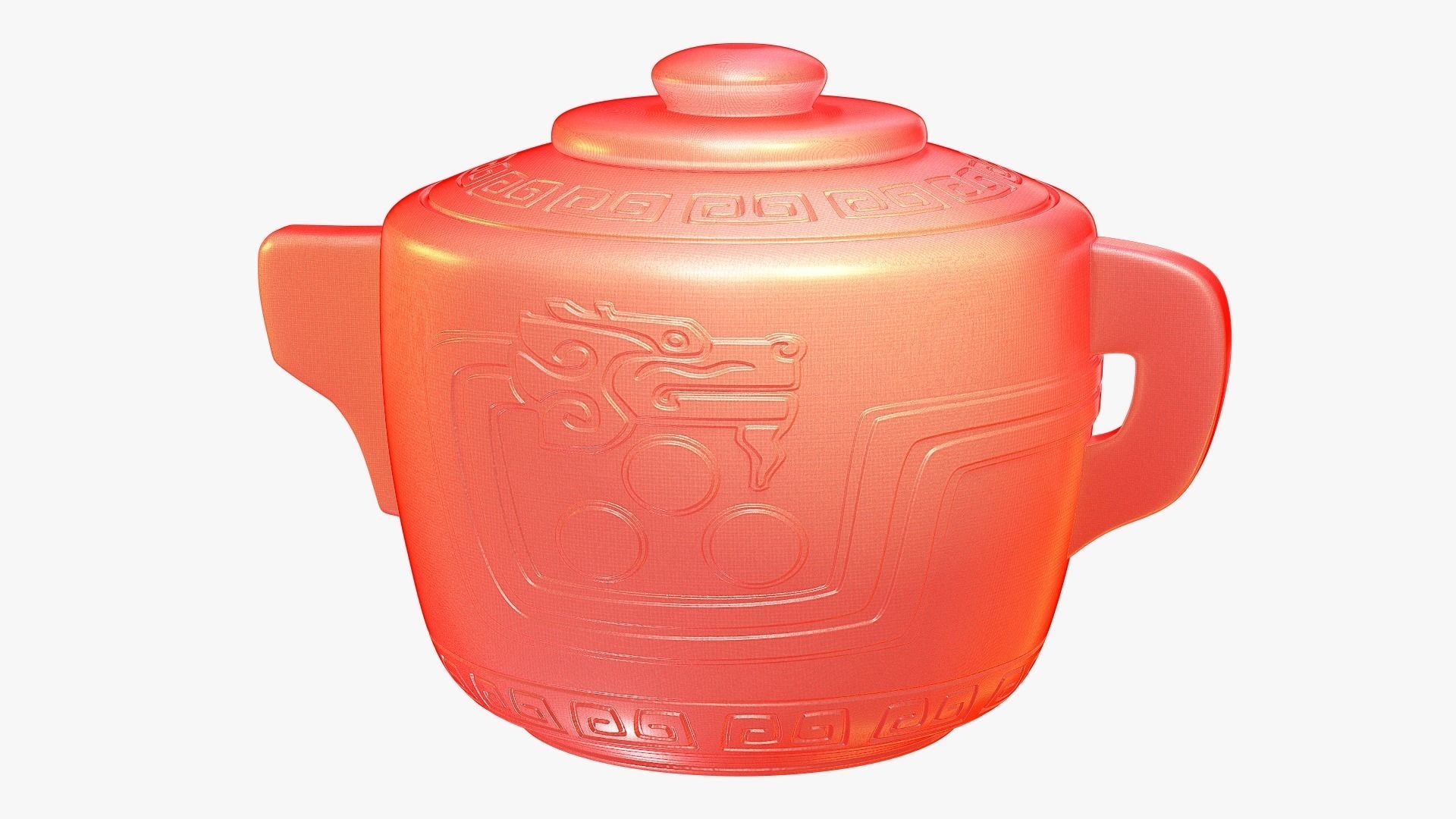 Wish Dragon Vase for 3D printing 3D print model_17