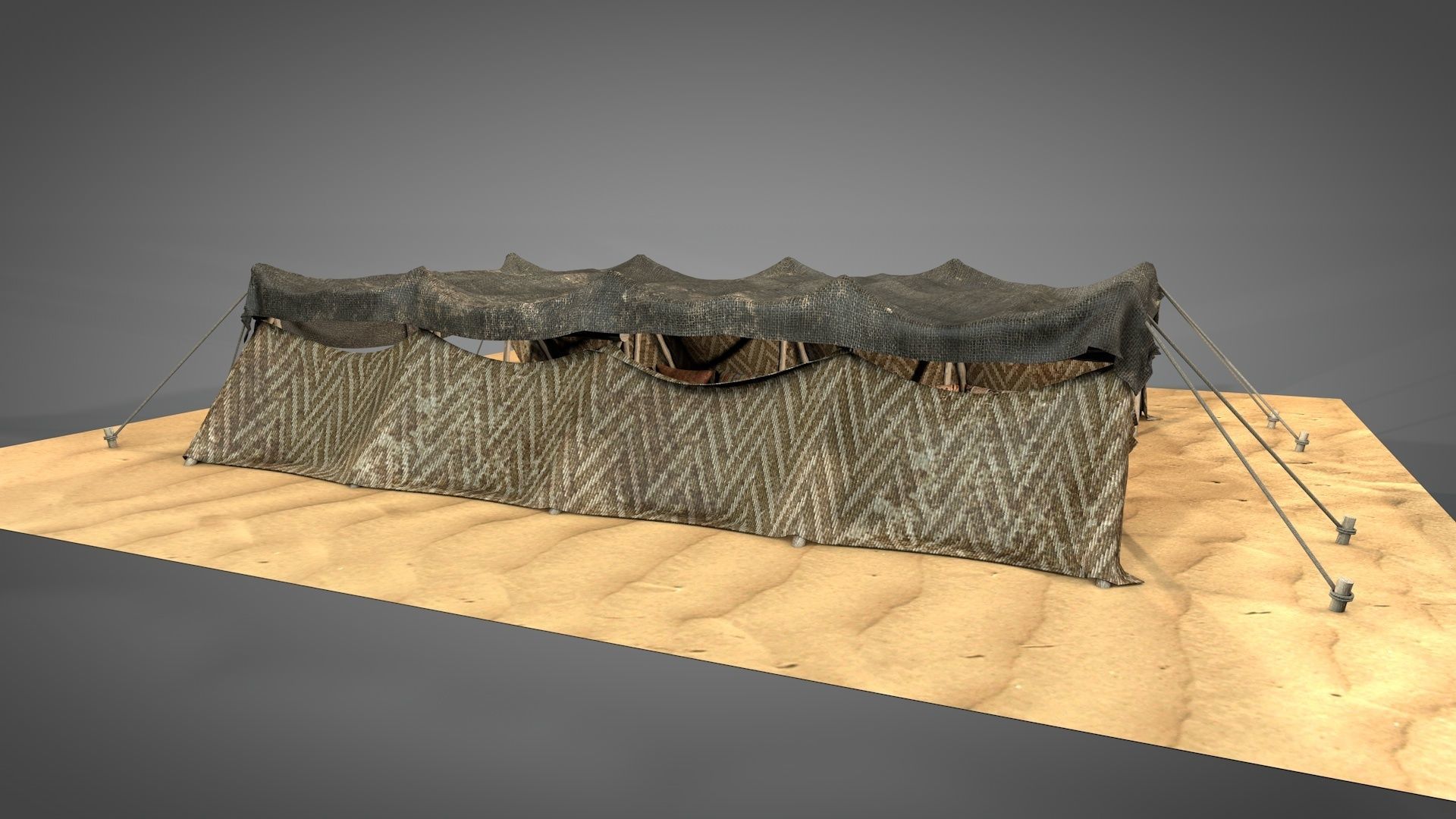 Big Desert Tent 3D model_3