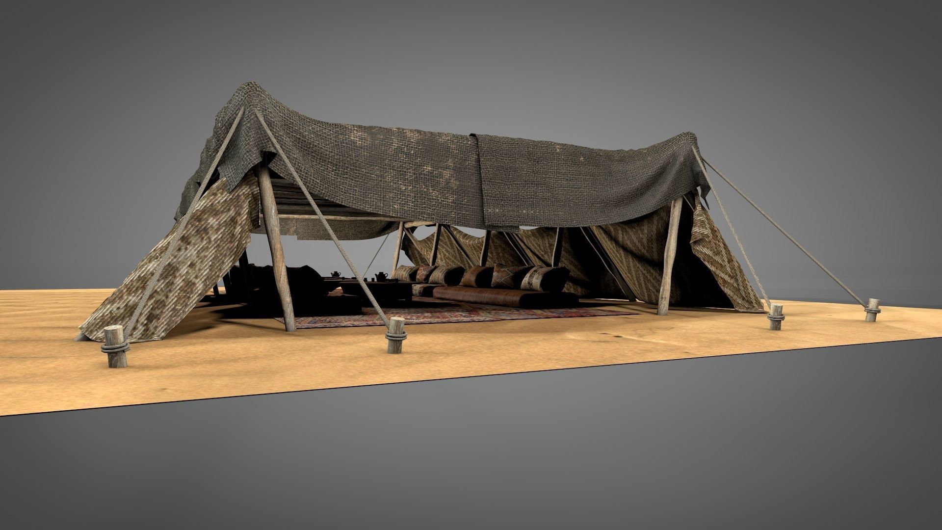 Big Desert Tent 3D model_5