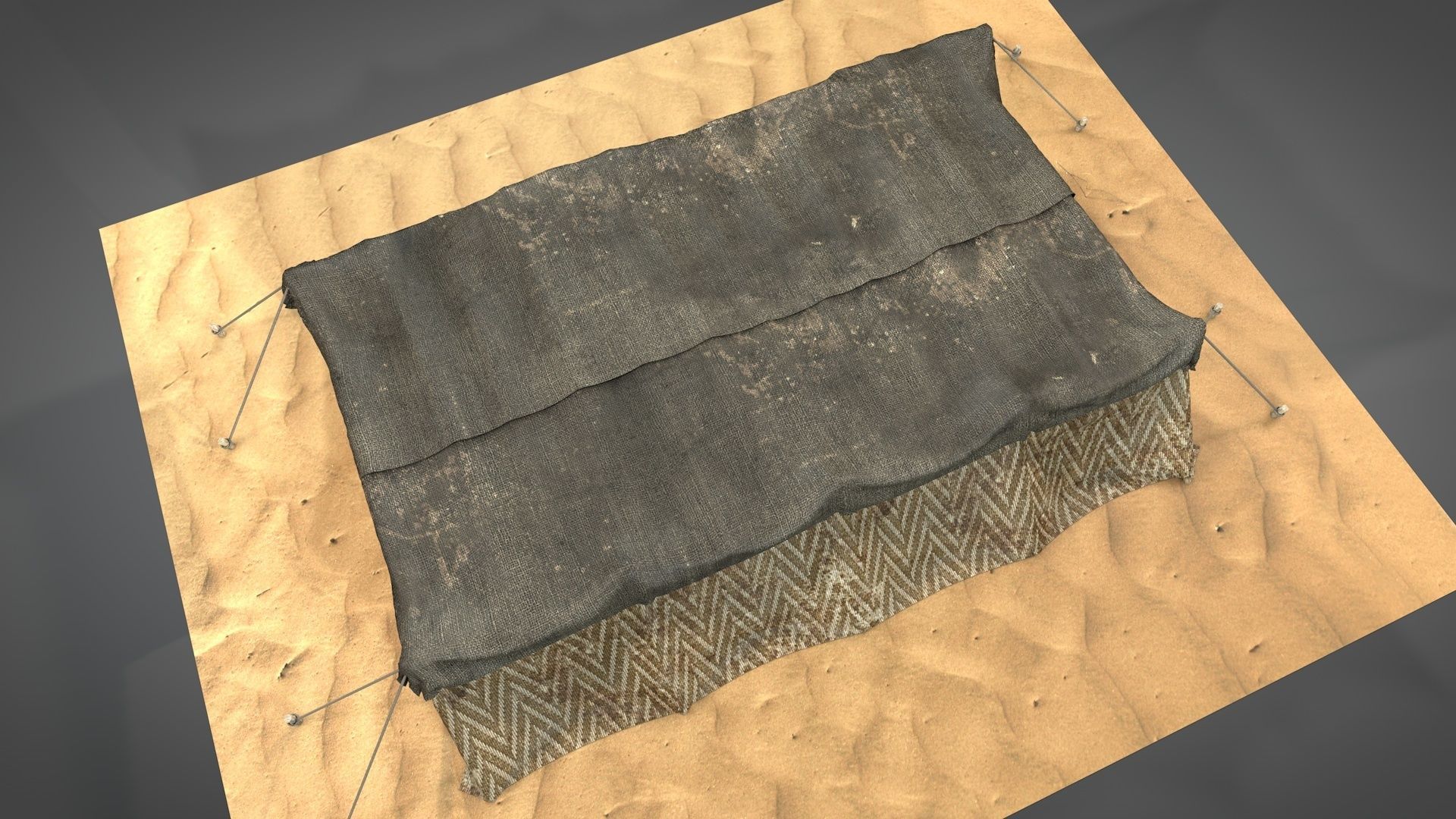 Big Desert Tent 3D model_6