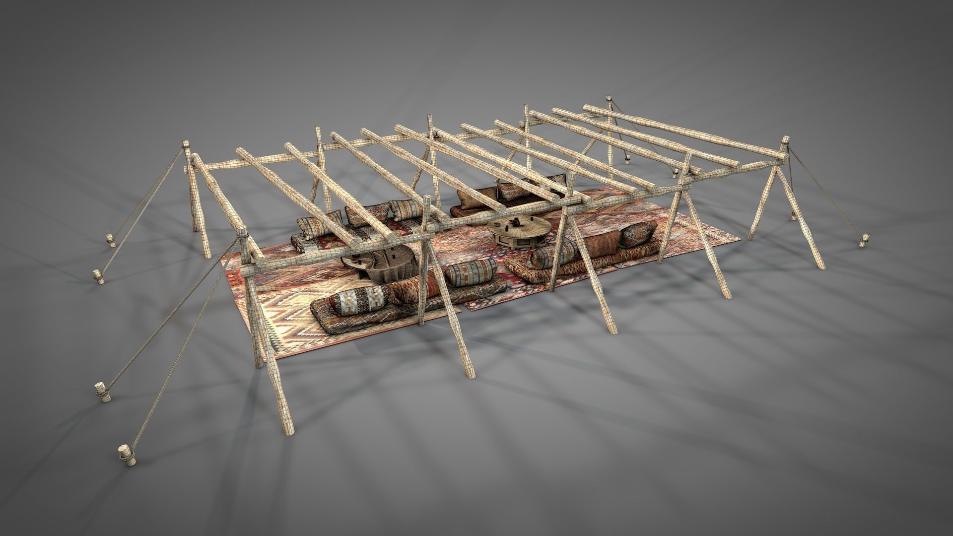 Big Desert Tent 3D model_18