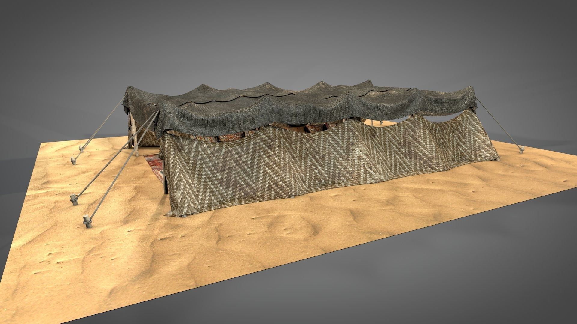 Big Desert Tent 3D model_4