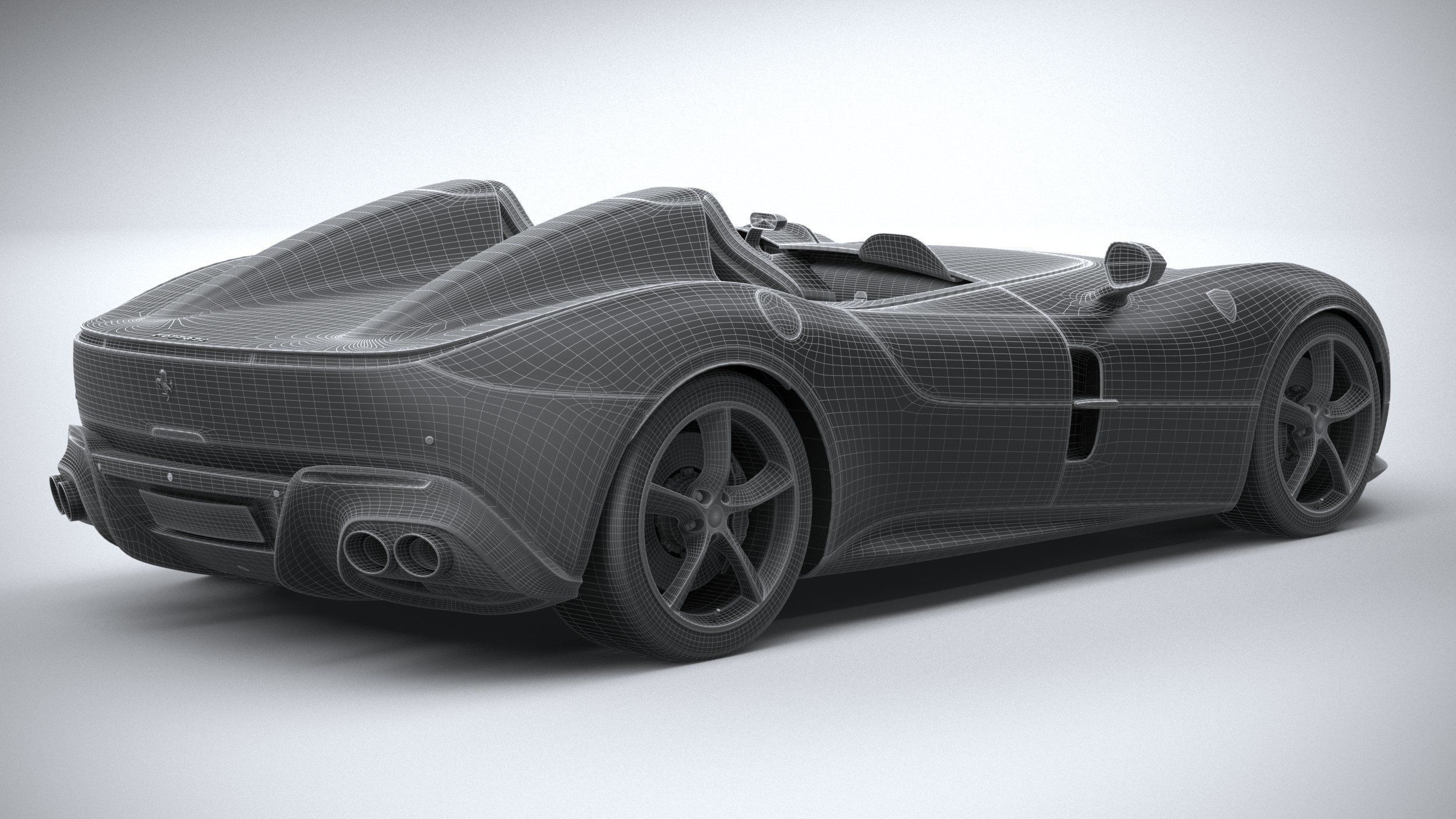 Ferrari Monza SP2 2019 3D model_30