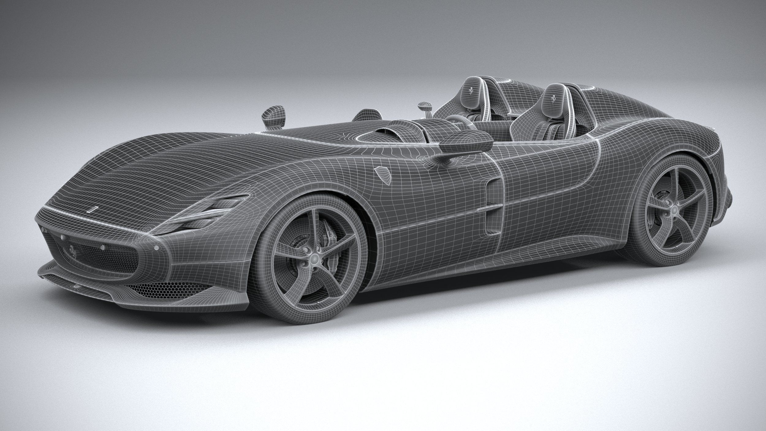 Ferrari Monza SP2 2019 3D model_29