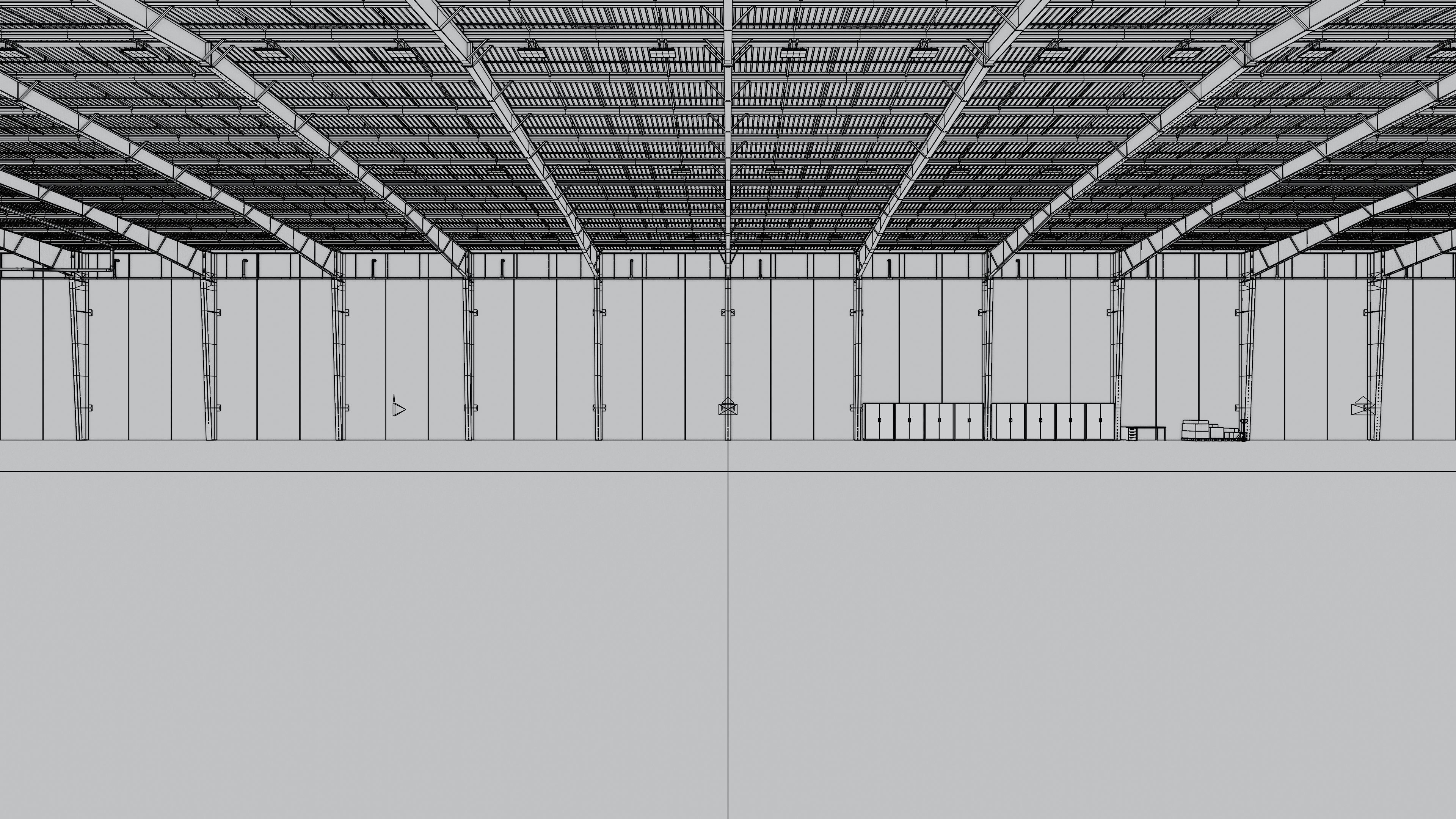 Industrial Warehouse Interior 13 Low-poly 3D model_17