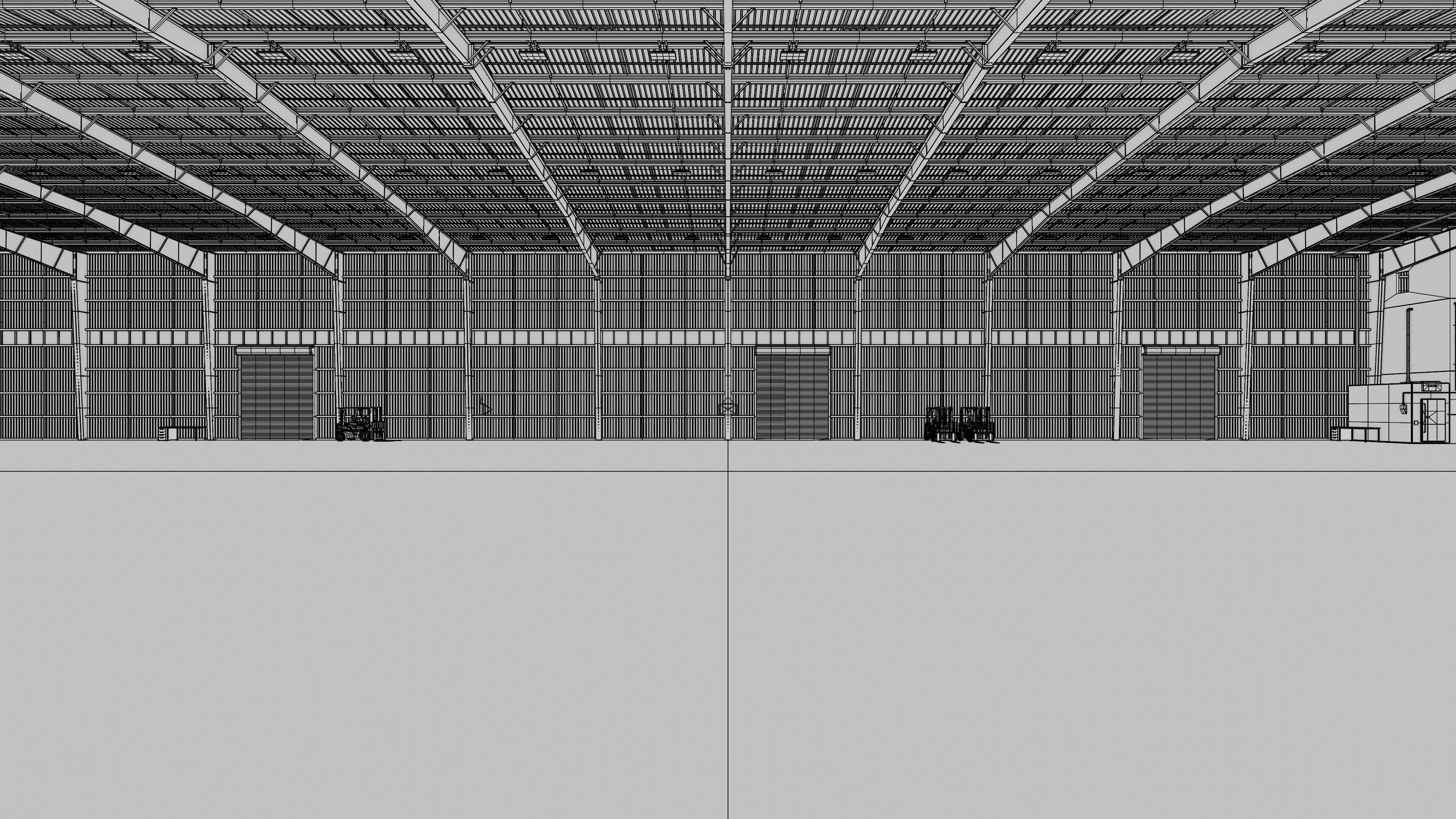 Industrial Warehouse Interior 13 Low-poly 3D model_13