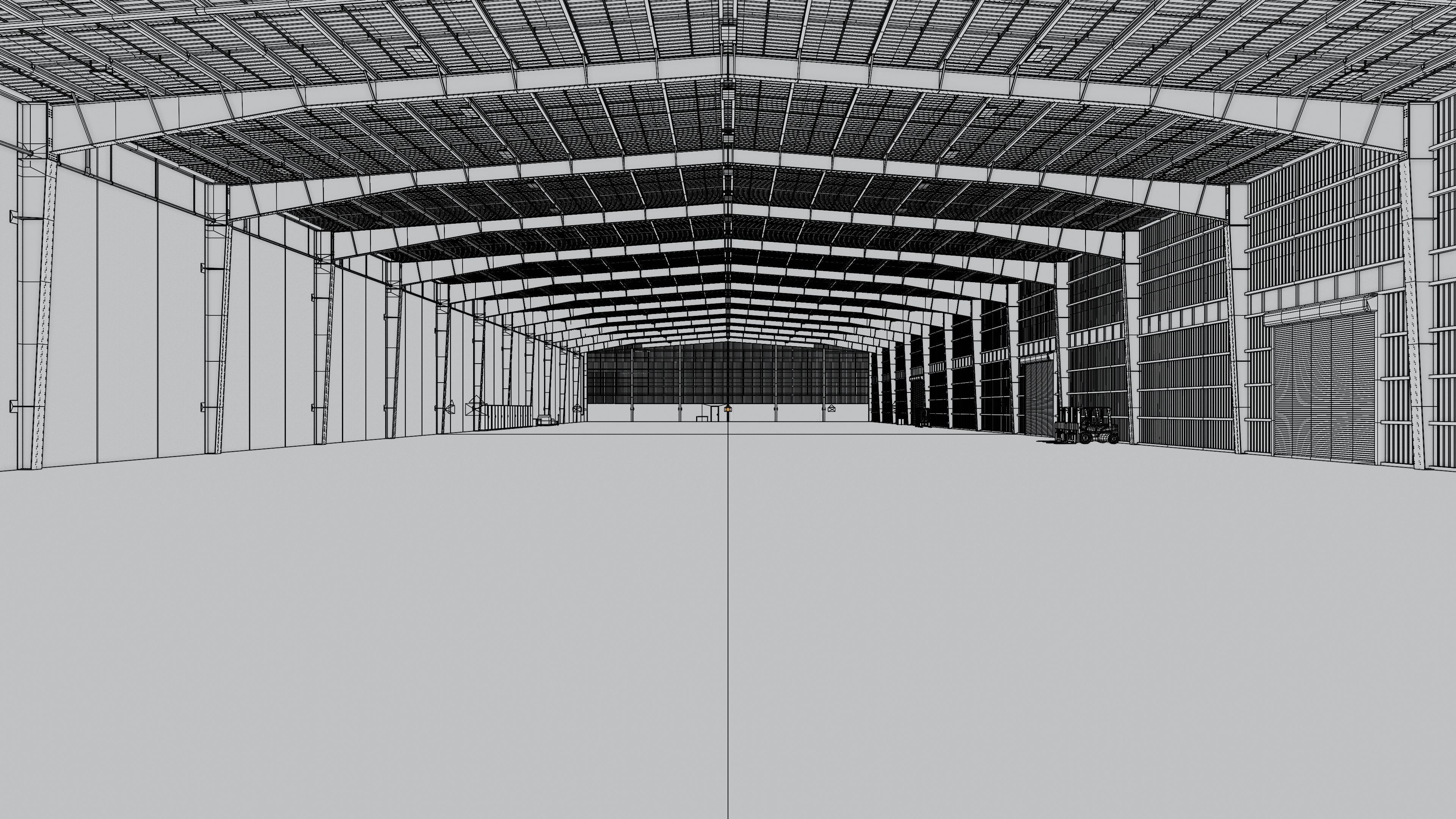 Industrial Warehouse Interior 13 Low-poly 3D model_15