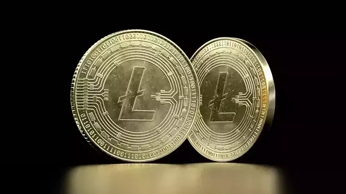 Litecoin high details 8K PBR