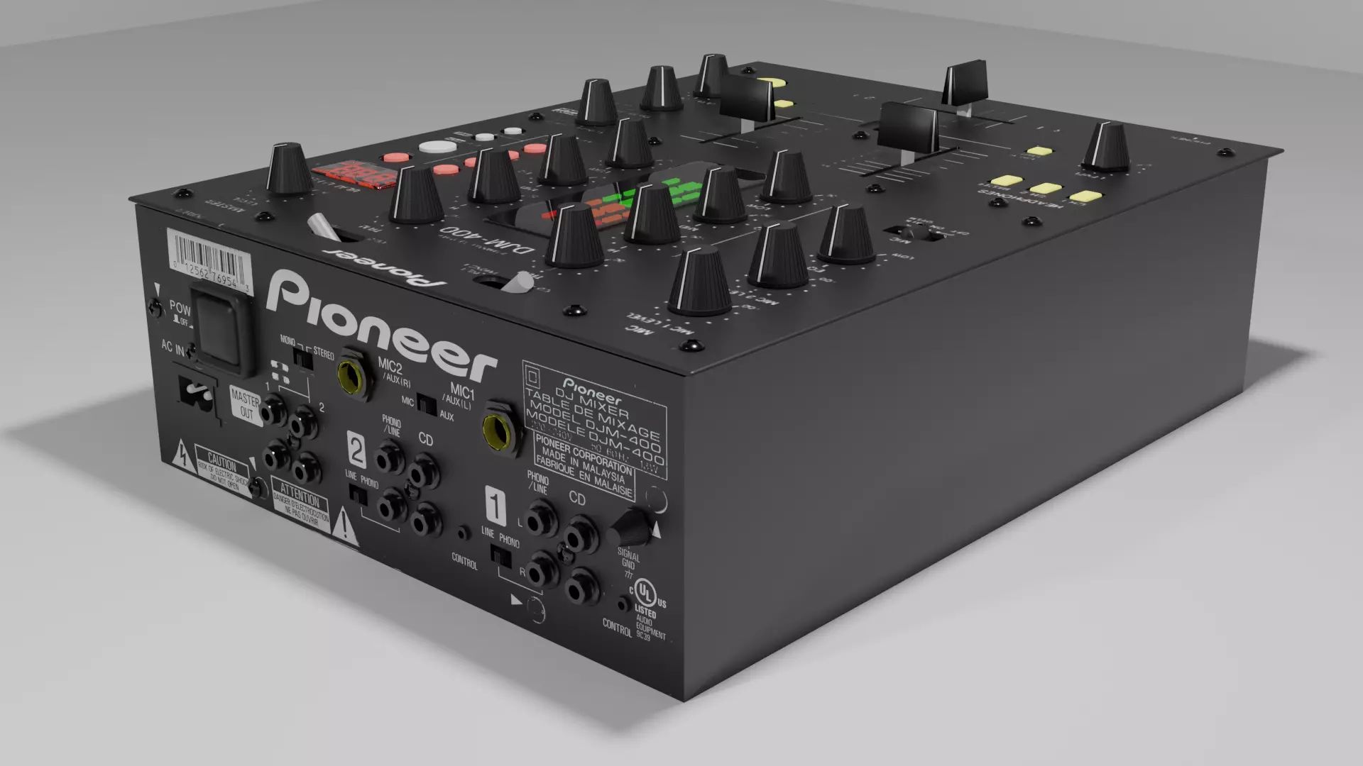 Pioneer DJM 400 Free 3D model