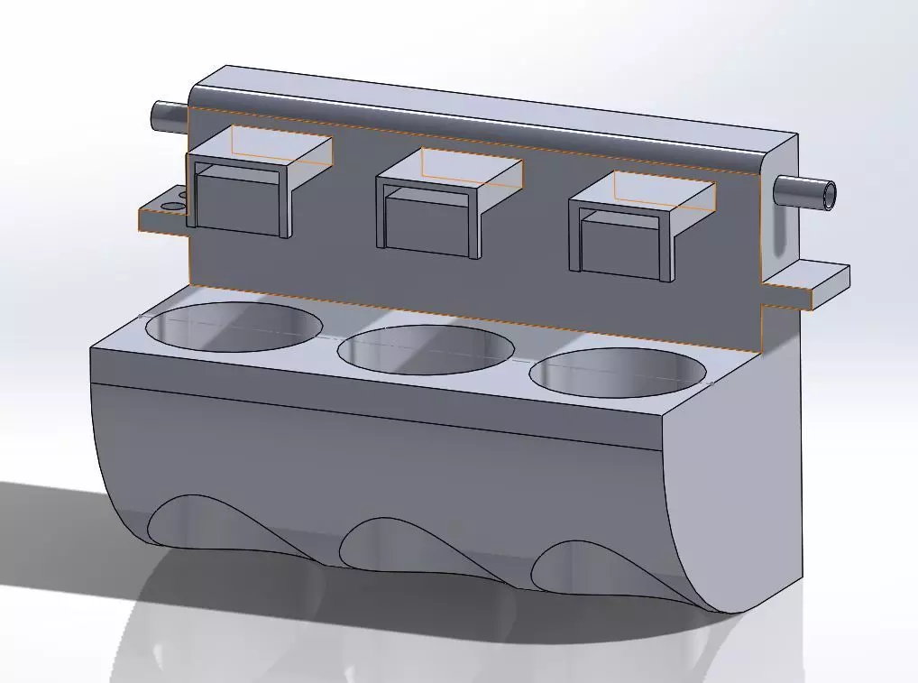 Vertical hydroponic Garden tub 3D print model