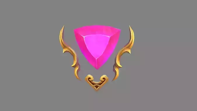 Cartoon triangle gems