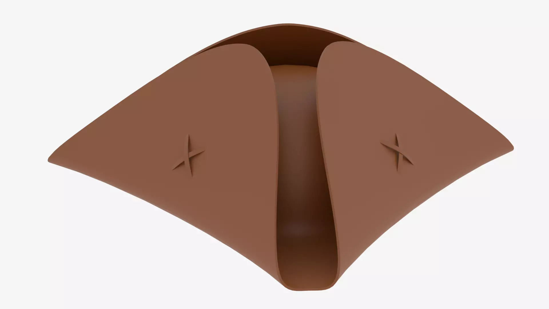 Cartoon Pirate Hat Low-poly 3D model