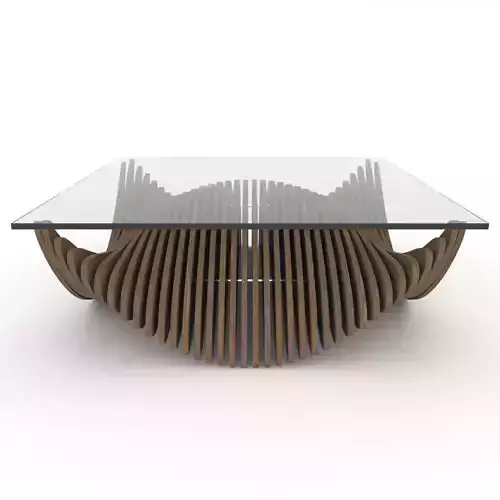 Parametric Coffee Table 3D model
