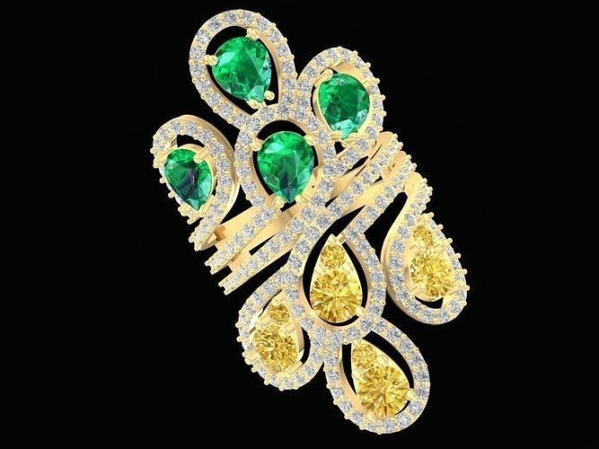 Royal Bloom Cocktail Ring For Women 738