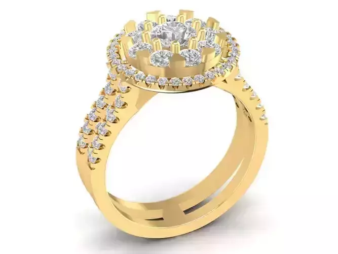 Eternal Halo Engagement Ring For Women 739