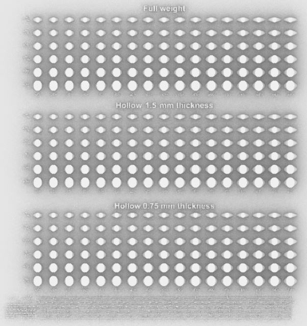 Signet rings set ELLIPSE top 3D print model_1