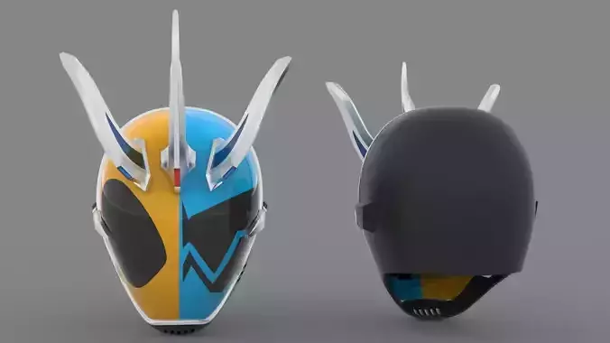 Kamen Rider Ghost X Specter Helmet 3D print model