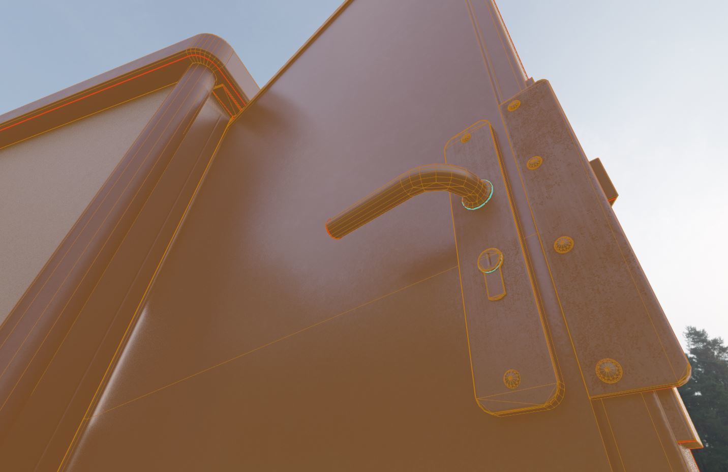 Public Toilet Version 3 - Interior Low-poly 3D model_15