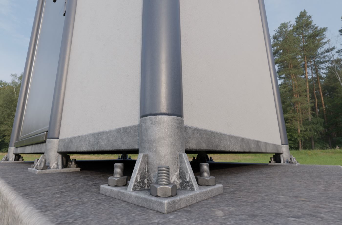 Public Toilet Version 3 - Interior Low-poly 3D model_9