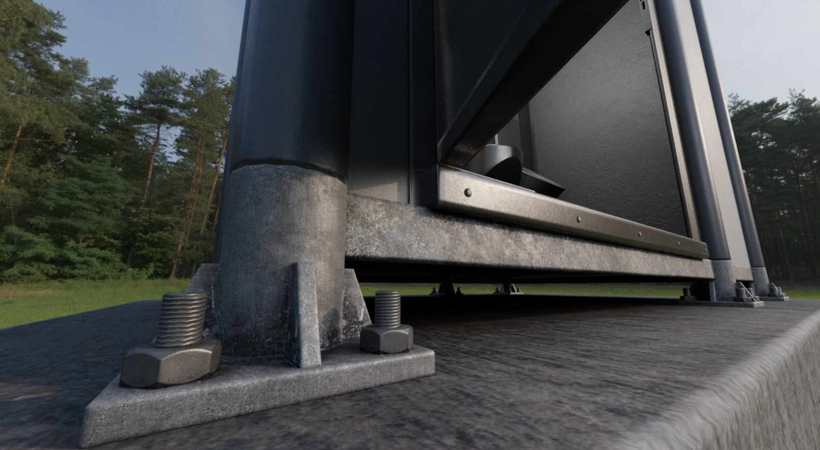 Public Toilet Version 3 - Interior Low-poly 3D model_8