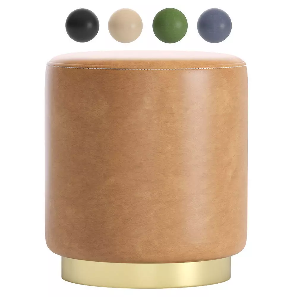 Poof Dior Leather 3D model