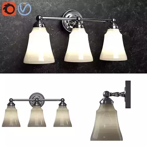 Pottery barn Sussex Triple Sconce