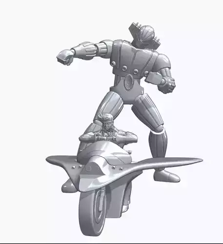Kotetsu Jeeg  El vengador 3D print model