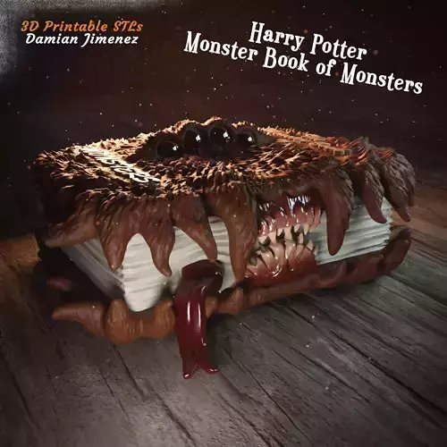 Harry Potter The Monster Book of Monsters 3D printable