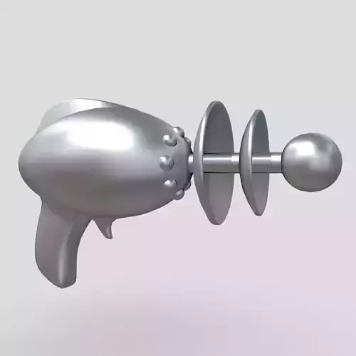 Laser Gun Low-poly 3D model