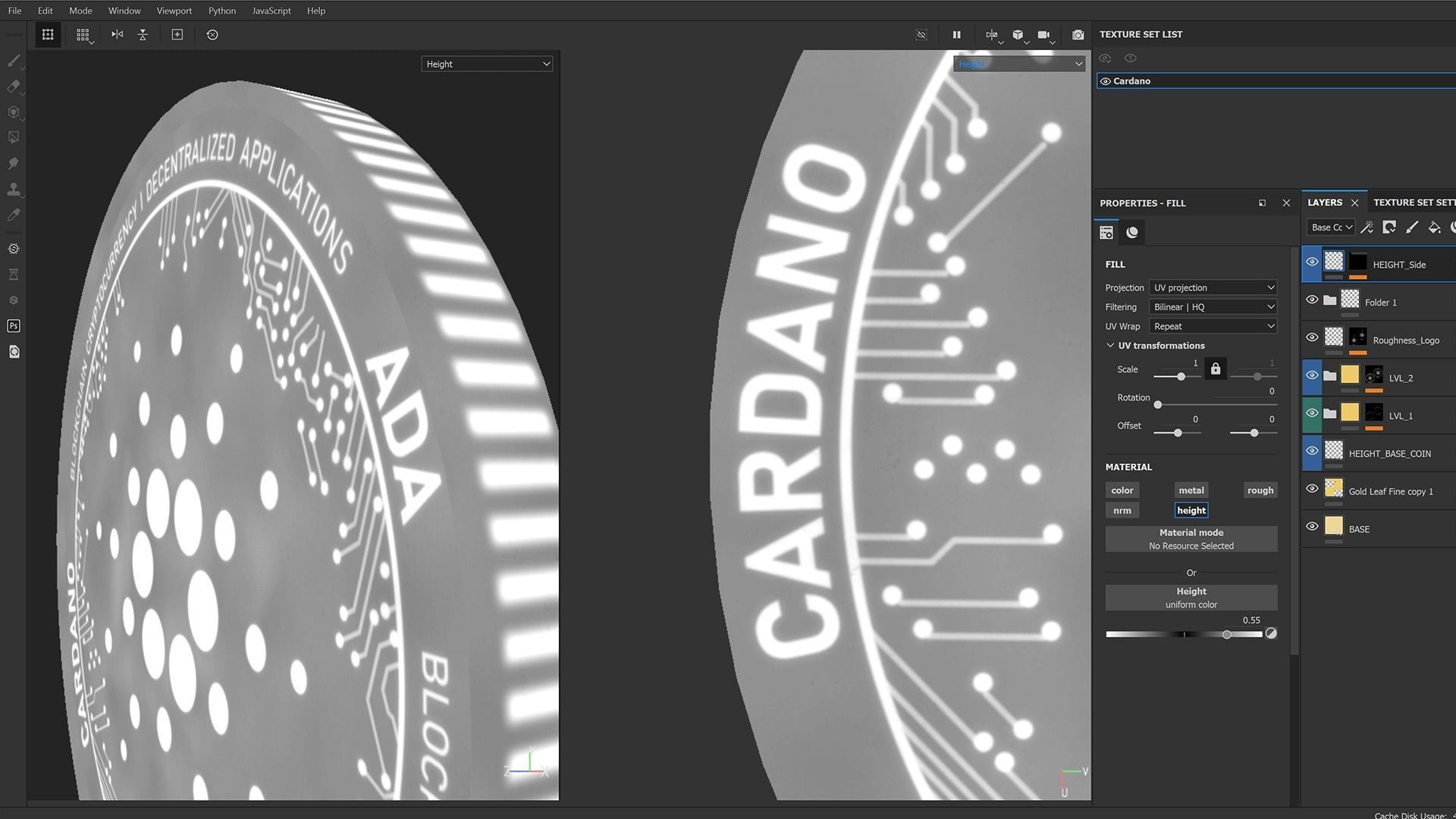 Cardano high details 8K PBR Low-poly 3D model_15