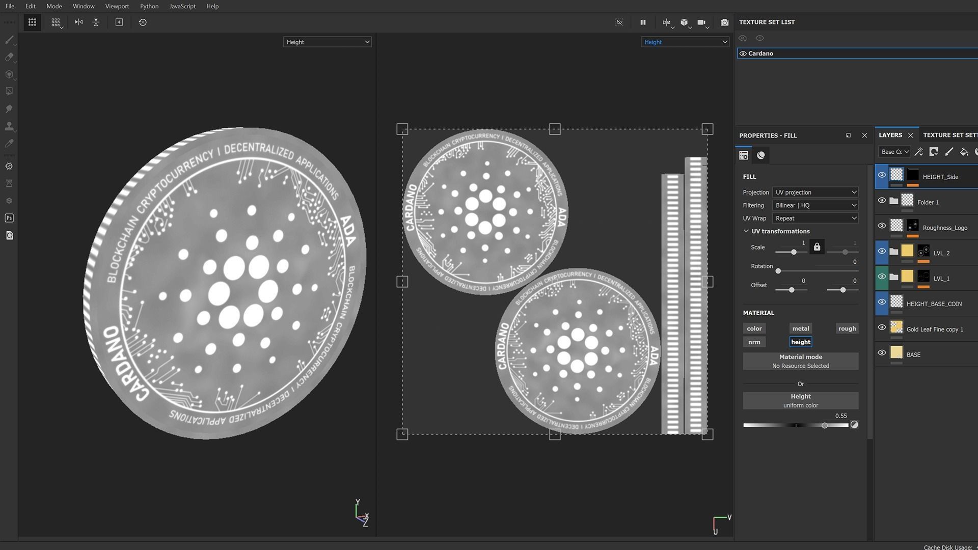 Cardano high details 8K PBR Low-poly 3D model_14