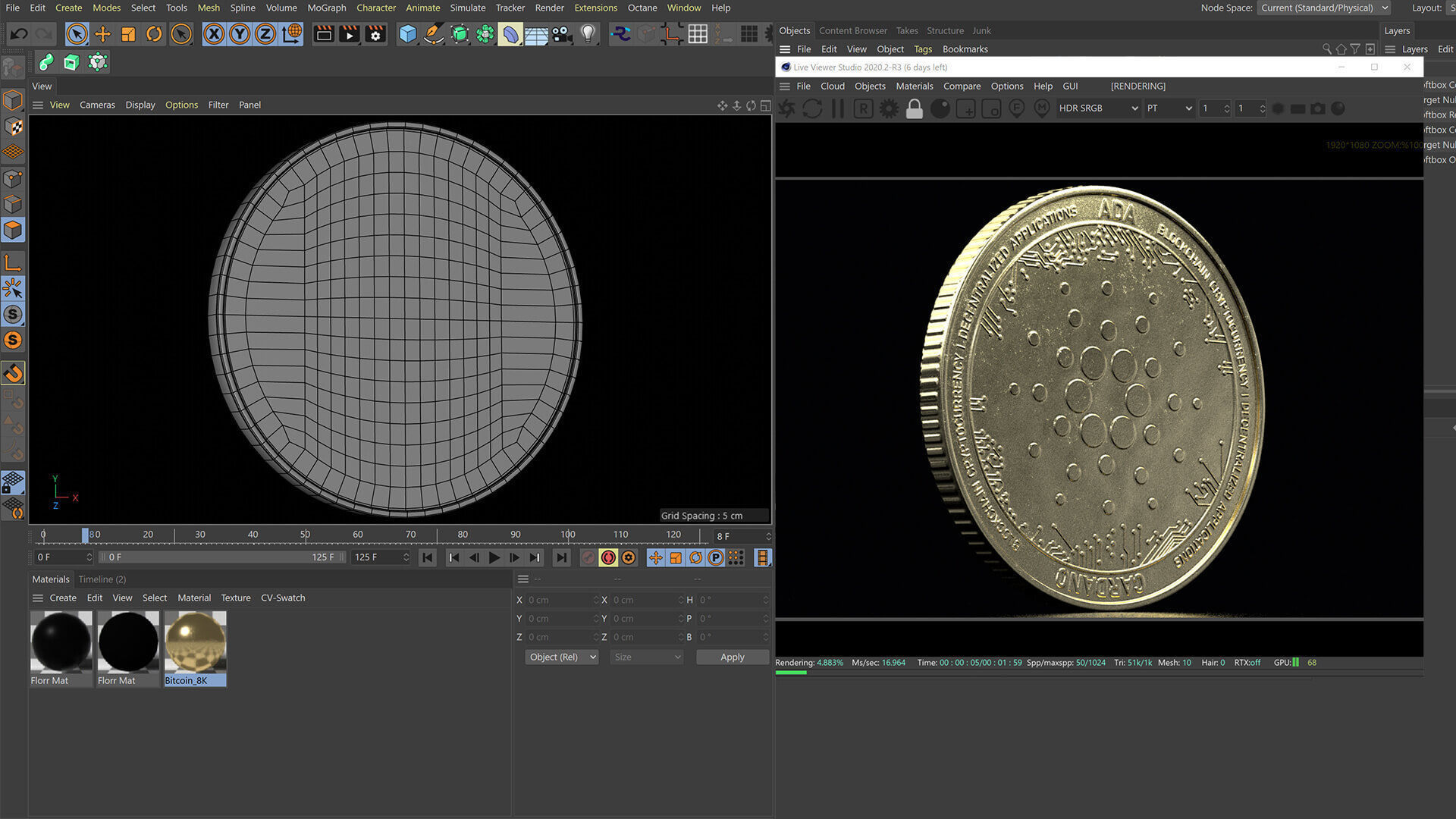 Cardano high details 8K PBR Low-poly 3D model_9