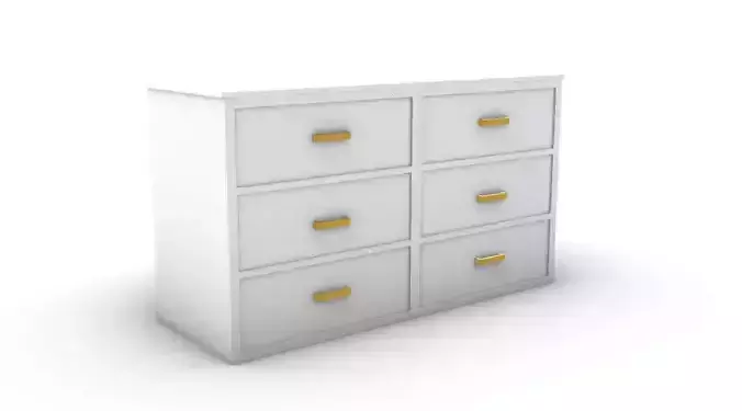 white drawer