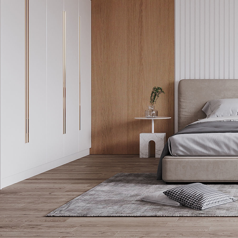 Modern Bedroom 3D model_1