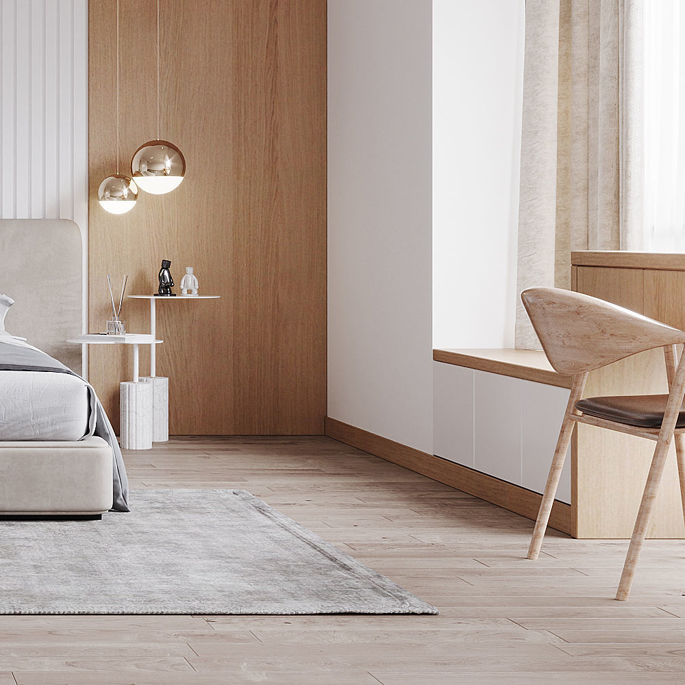 Modern Bedroom 3D model_3