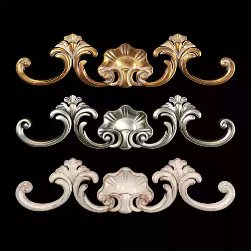 Classic carved 085 3D model