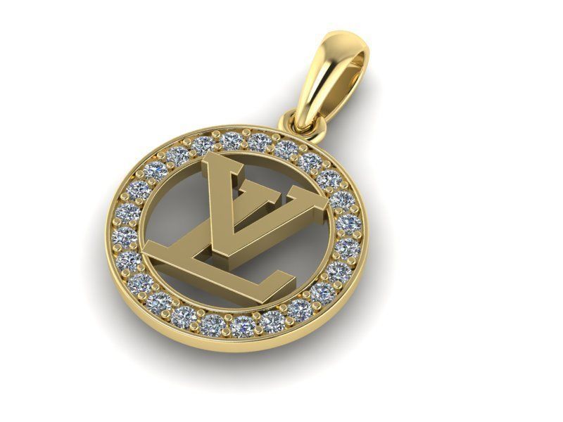 pendant LV 3D print model_1