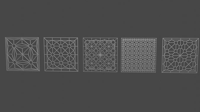 Frame for windows Free 3D model