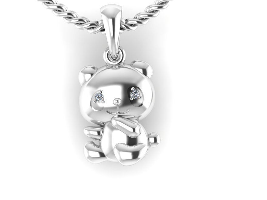  pendant panda 3D print model_8