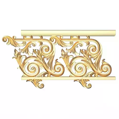 Classic Iron Railing 01